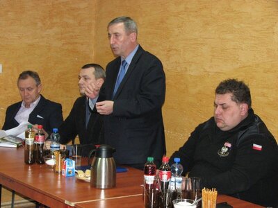 W zebraniu uczestniczył burmistrz Jan Labus. 